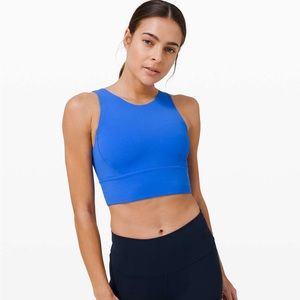 Lululemon Stronger as One Bra Wild Bluebell